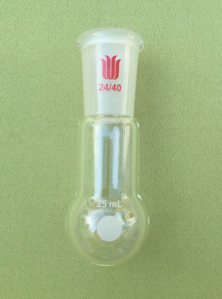 Flask DF30, 1-neck, round bottom, long neck