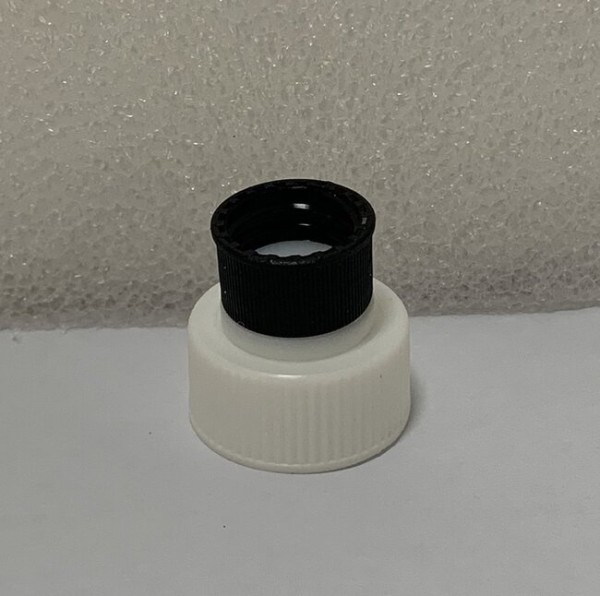 Small sealing connector W20 made of nylon, thread size 20-400 to 13-425