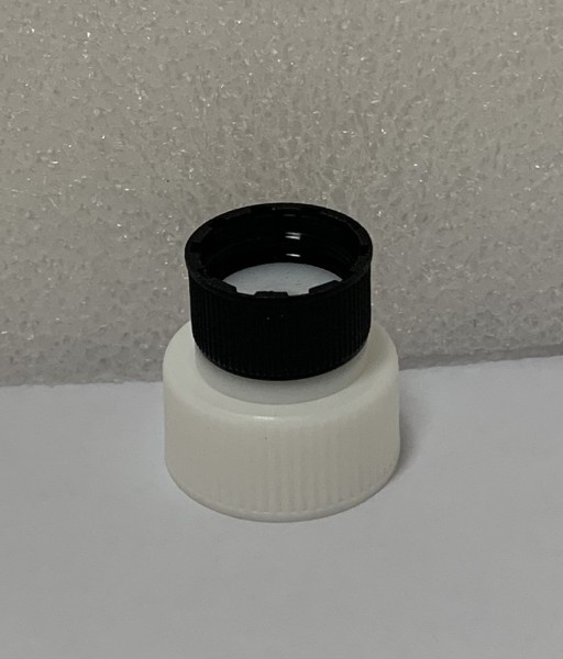 Small sealing connector W20 made of nylon, thread size 20-400 to 15-425