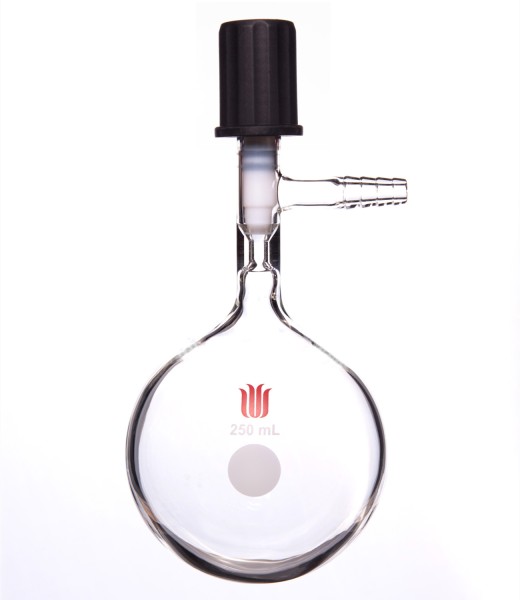 Schlenk flask F49, storage, vacuum valve
