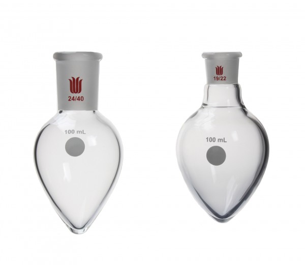 Flask F32, 1-neck, pear shaped